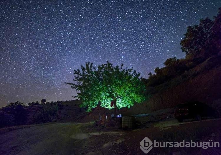 Nemrut'ta uzun pozlama tekniğiyle yıldızları fotoğrafladı