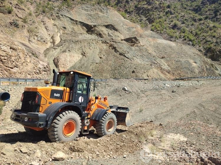 Artvin'de heyelan meydana geldi
