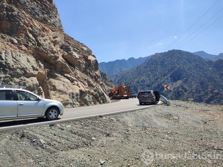 Artvin'de heyelan meydana geldi