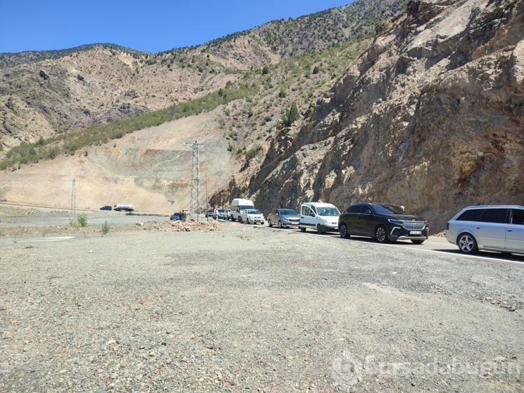 Artvin'de heyelan meydana geldi