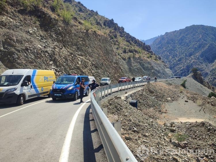 Artvin'de heyelan meydana geldi