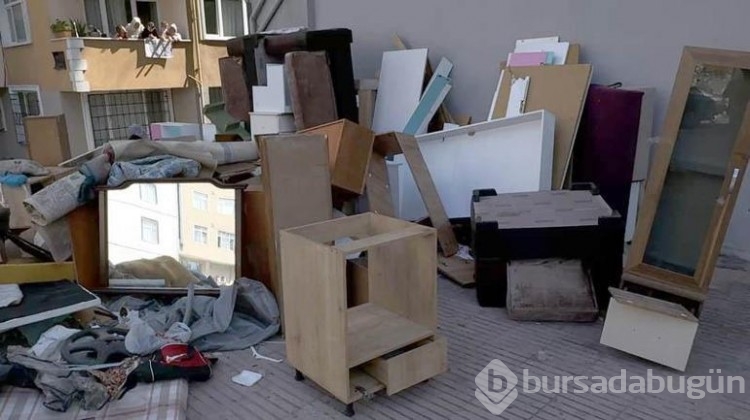 Hem kira ödemedi hem de eşyaları kullanılmaz hale getirip kaçtı
