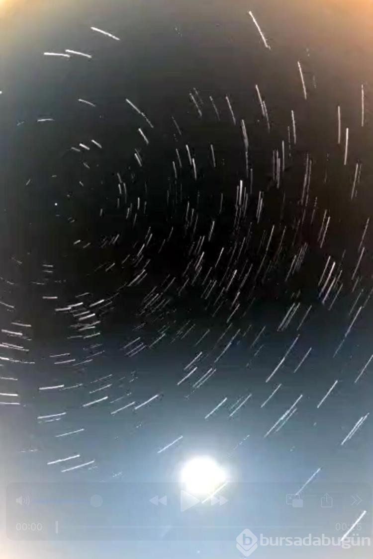 Tekirdağ'da, Perseid meteor yağmuru görüntülendi