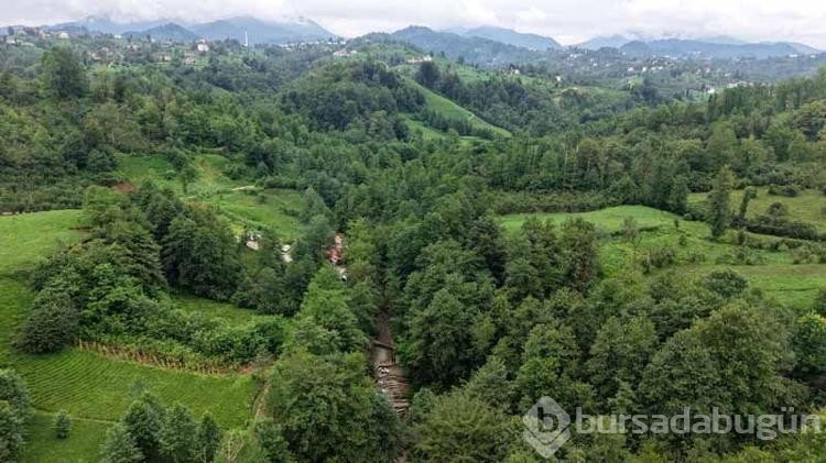 Turizmde ilçe halkının yüzünü güldüren şelale