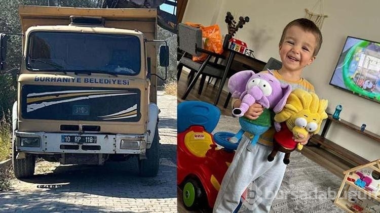 Kamyon tekerinden fırlayan taş küçük çocuğun ölümüne sebep oldu