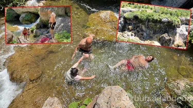 880 kilometre mesafeden 'şelale' serinliğine geldiler