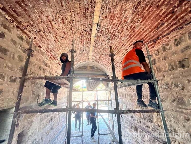 Edirne'de 6 asırlık handaki restorasyon eylül sonunda bitiyor