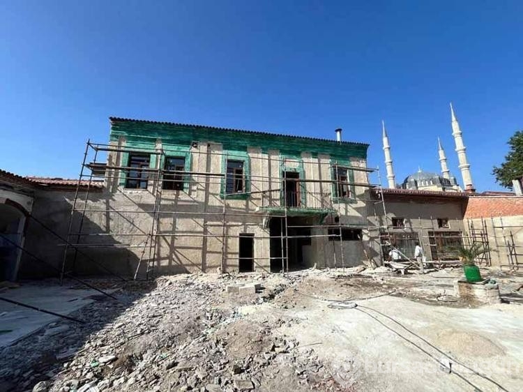 Edirne'de 6 asırlık handaki restorasyon eylül sonunda bitiyor
