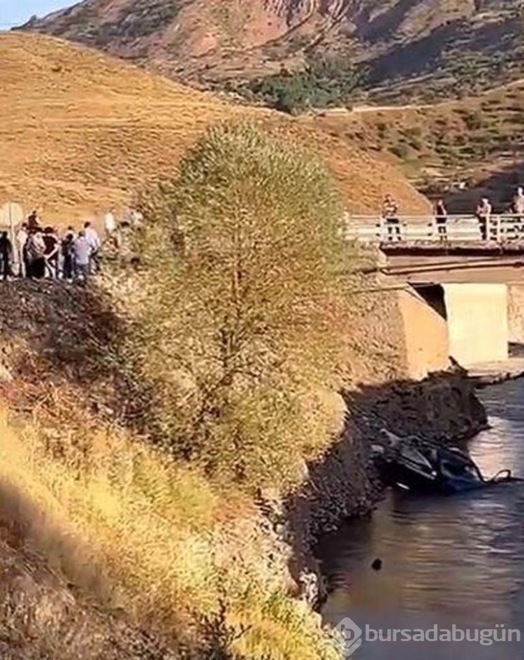 Otomobil Peri Çayı'na düştü, anne ve kızı yaralandı