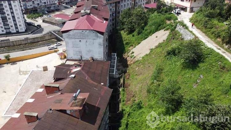 Ölümlü heyelan sonrası mühendislik ömrü biten duvar yenilendi
