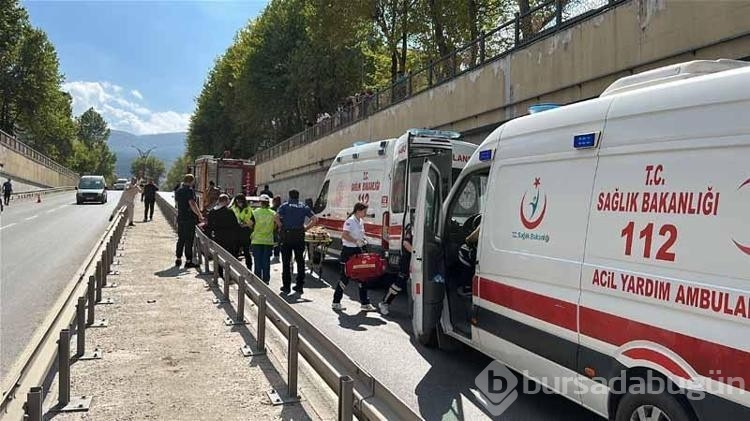 Otomobil alt geçidin duvarına çarptı: 2 yaralı