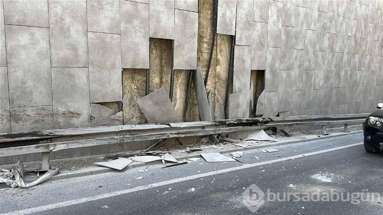 Otomobil alt geçidin duvarına çarptı: 2 yaralı