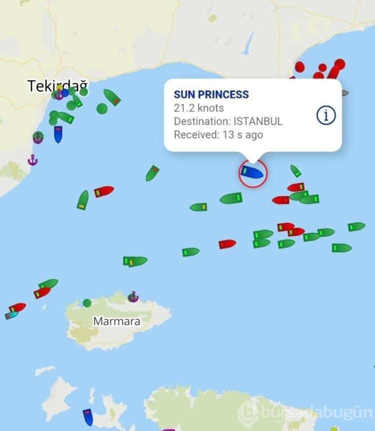Tekirdağ açıklarında denize düşen yolcu aranıyor