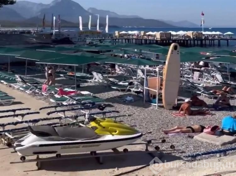 Antalya sahillerinde ücretli plaj tepkisi