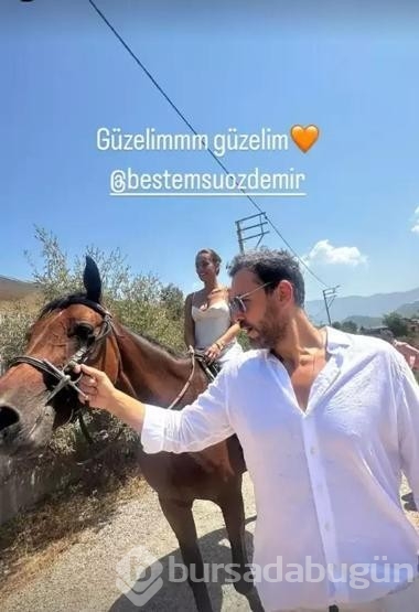 Bestemsu Özdemir ve Ersin Görkem evleniyor! damat gelini atla Aldı... işte ilk kareler