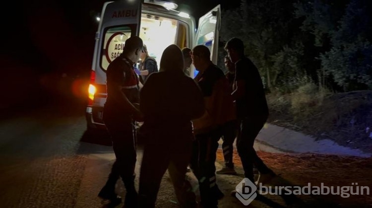 Kaza yapan motosikletli Aynur, jandarmaya attığı konum ile kurtarıldı
