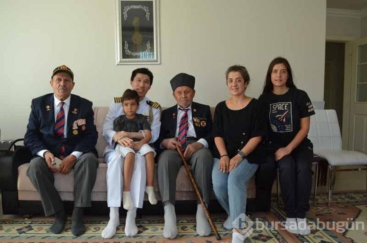 Güney Kore Savunma Ataşesi Lee, Aksaray'ın hayattaki tek Kore gazisini ziyaret etti
