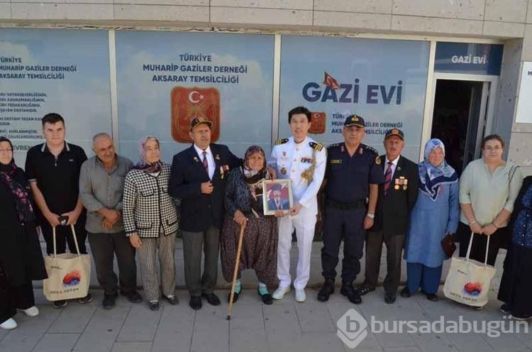 Güney Kore Savunma Ataşesi Lee, Aksaray'ın hayattaki tek Kore gazisini ziyaret etti
