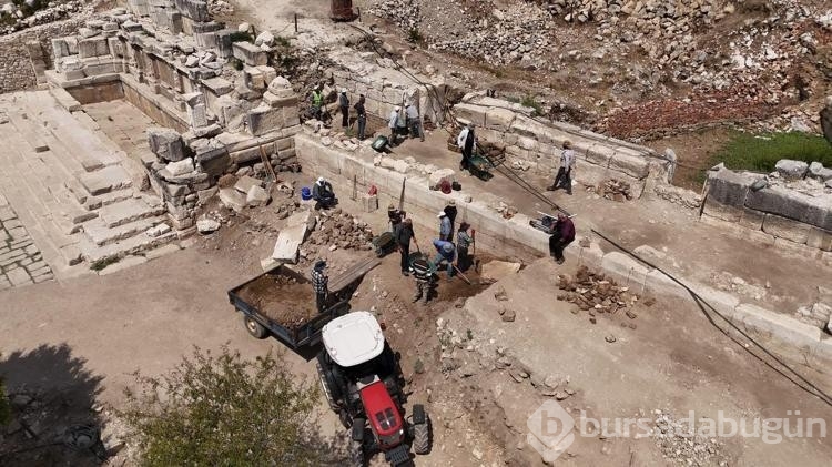 Sagalassos odeonu gün yüzüne çıkarılıyor
