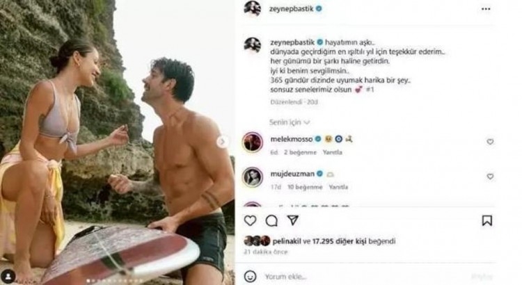 Zeynep Bastık'tan aşk dolu evlilik açıklaması