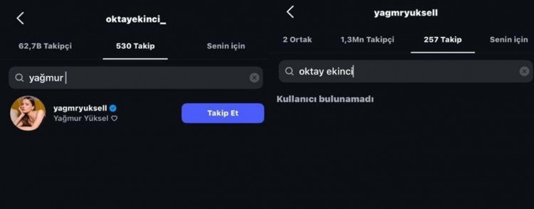 Yağmur Yüksel ile Oktay Ekinci ayrıldı mı?
