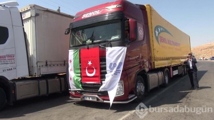 14 yıl aradan sonra Şam'a TIR'la yapılan ilk ihracat