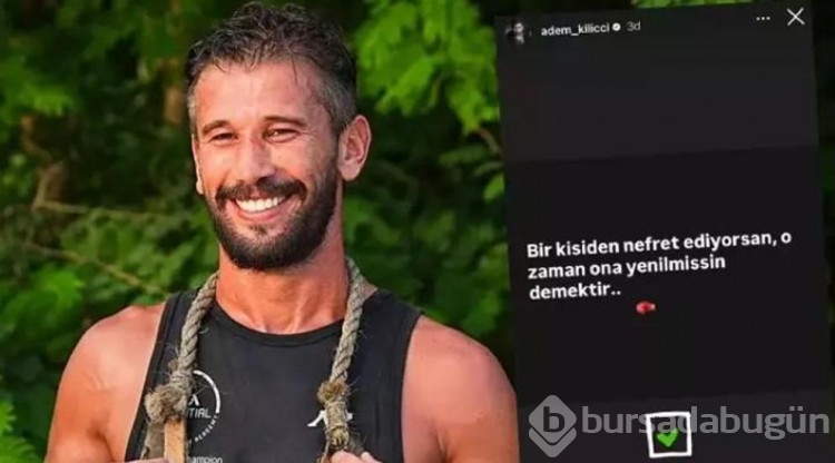 Survivor 2025 şampiyonu Adem Kılıççı'nın imalı paylaşımı olay oldu! kime gönderme yapıldı?