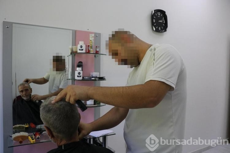 Denetimli serbestlik yükümlülerinden yaşlılara ücretsiz tıraş