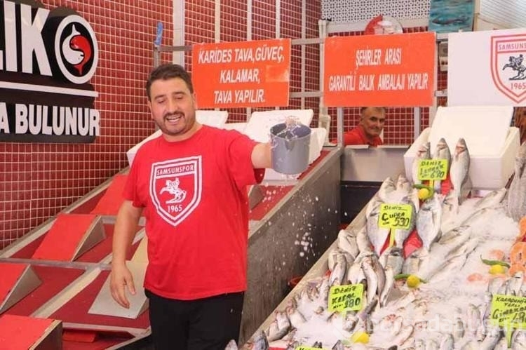 Samsun'da av sezonun ilk balıkları tezgaha çıktı