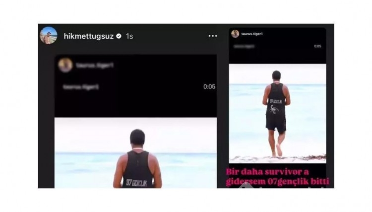 Hikmet Tuğsuz'dan dikkat çeken survivor paylaşımı! Mesajı merak uyandırdı