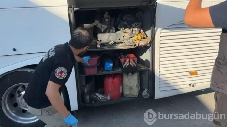 Yolcu otobüsünde 'pul biber' ile kaplanmış 7 kilo eroine 2 tutuklama