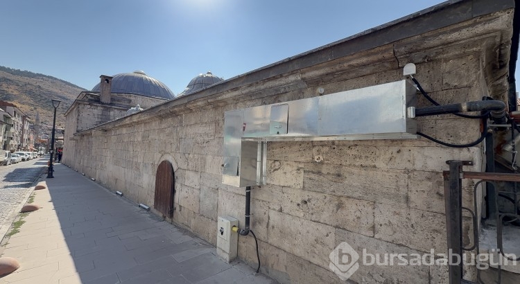 Tarihi hamam 453 yıl sonra farklı bir yöntemle ısıtıldı