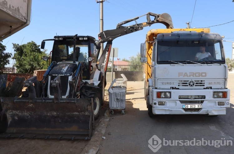 Nazilli Belediyesi Dallıca'da kaldırımları yeniliyor