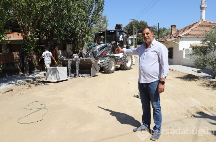 Nazilli Belediyesi Dallıca'da kaldırımları yeniliyor