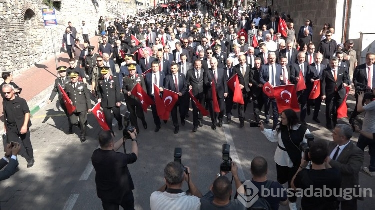 Bursa'nın düşman işgalinden kurtuluşu coşkuyla kutlandı