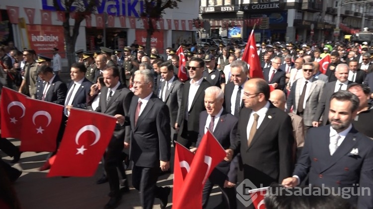 Bursa'nın düşman işgalinden kurtuluşu coşkuyla kutlandı