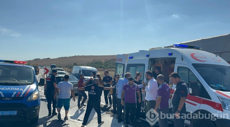 Çorlu'da zincirleme kaza: 6 yaralı
