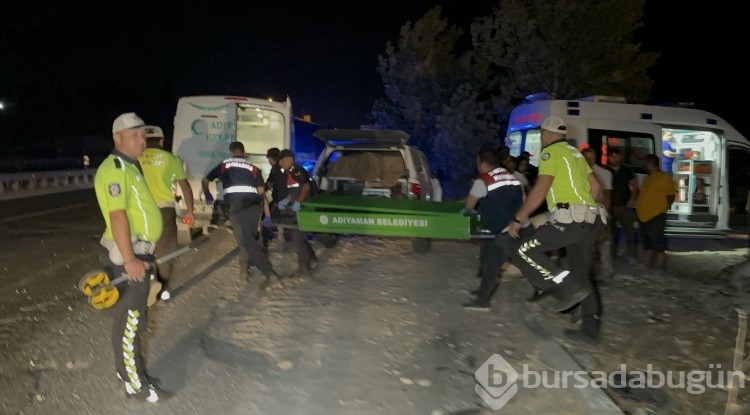 Ters şeride giren otomobil tankere çarpıp şarampole yuvarlandı