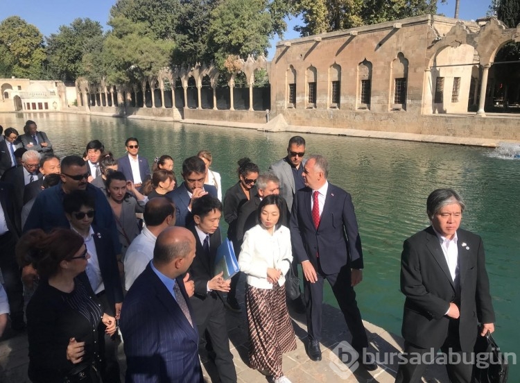 Altes Prensesi Akiko Mikasa, Balıklıgöl'ü ziyaret etti