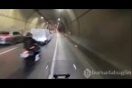Dolmabahçe Tüneli'nde makas kazası
