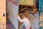 İki yaşındaki "küçük Picasso"dan binlerce eu...