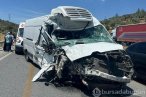Aydın'da yolcu minibüsü kaza yaptı: 17 yaralı
