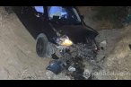 Elazığ'da şarampole düşen otomobilde yaralıl...