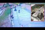 Park etmek için manevra yaparken yamaçtan yu...