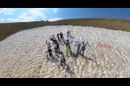 Ergan Dağı zirvesinde kayak yaptılar! Eriyen...