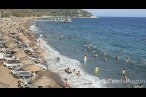 Bodrum'da turistlerin deniz keyfi