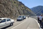 Artvin'de heyelan meydana geldi