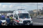 Başakşehir'de hafif ticari araç ile motosikl...