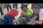 Kazazede yaralı çocuğun "Acımayacak değil mi...