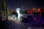 Çukura düşen aracını çıkarmaya çalışırken, b...
